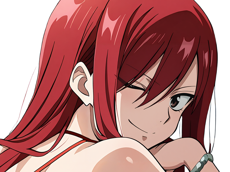 erza scarlet fairy tail elsa hiro mashima manga anime waifu mage titania rang s rousse