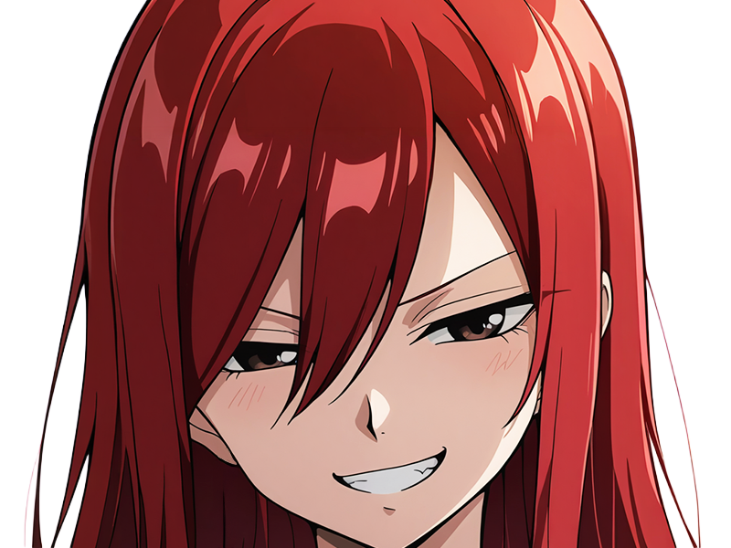 erza scarlet fairy tail elsa hiro mashima manga anime waifu mage titania rang s rousse