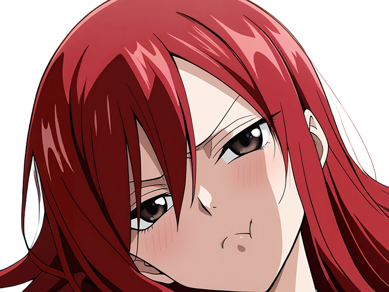 erza scarlet fairy tail elsa hiro mashima manga anime waifu mage titania rang s rousse