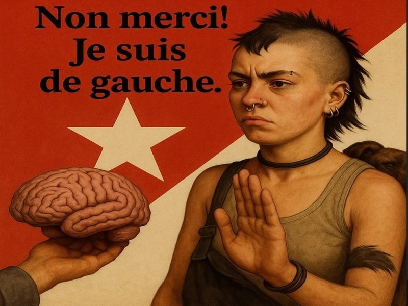 gaucho lfi punk puant crasseux rouge coco communiste fucklesgauchos fdp meuf bobo anar