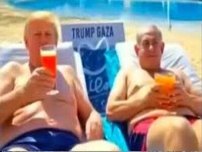 projet riviera gaza ia donald trump benyamin netanyahou netanyahu sirote sirotent cocktail cocktails