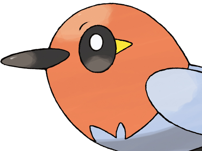 passerouge fletchling yayakoma pokemon pkm jeu anime type normal vol 6g kalos rougegorge