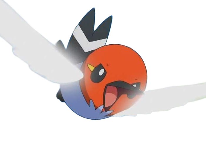 passerouge fletchling yayakoma pokemon pkm jeu anime type normal vol 6g kalos rougegorge