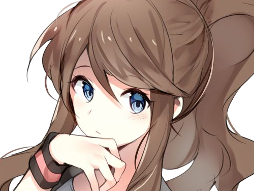 ludvina hilda touko white dresseuse trainer pokemon jeu anime 5g unys renouet fille cheveux-bruns yeux-bleus