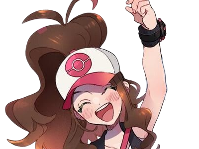 ludvina hilda touko white dresseuse trainer pokemon jeu anime 5g unys renouet fille cheveux-bruns yeux-bleus