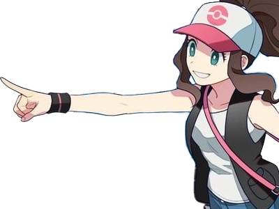 ludvina hilda touko white dresseuse trainer pokemon jeu anime 5g unys renouet fille cheveux-bruns yeux-bleus
