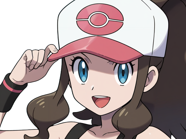 ludvina hilda touko white dresseuse trainer pokemon jeu anime 5g unys renouet fille cheveux-bruns yeux-bleus