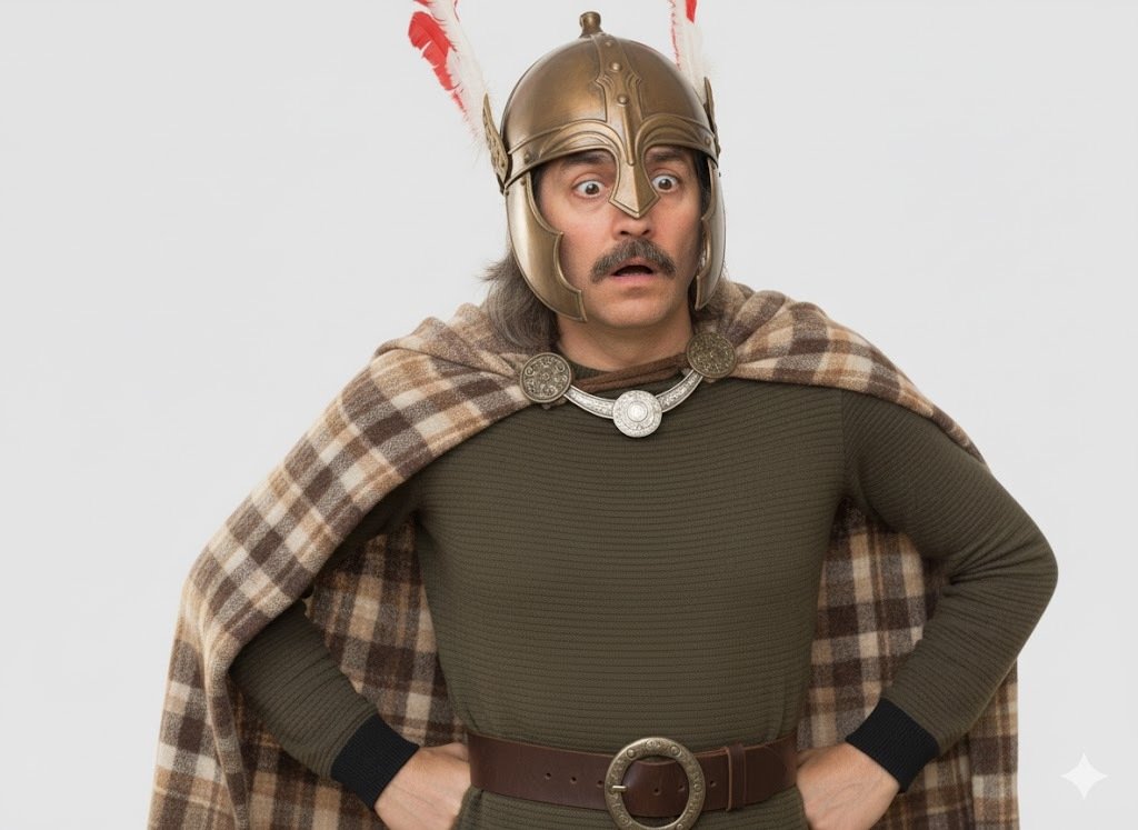 gaulois abasourdi surpris golem brise