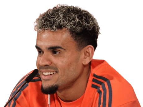 luis diaz colombie bayern munich sourire smile chambrage troll moquerie malaise