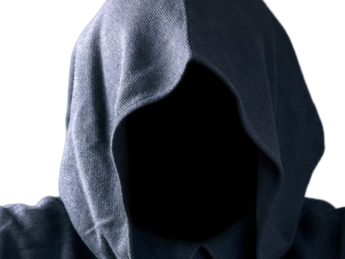 masque capuche noir effrayant sombre personne mysterieuse anonyme satanique culte secte sans-masque