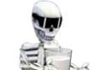 megabonk-squelette-calcium-jeu-steam-boit-verre-lait-paille-lunettes