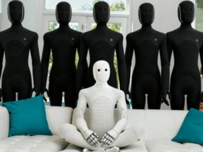 neo 1x robot humanoide domestique autonome noir noirs blacked partouze gangbang gang bang viol