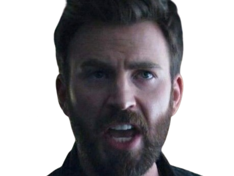 Sticker chris christopher robert evans acteur americain homme mec muscle bg populaire captain america marvel mcu par PubliusOvidius