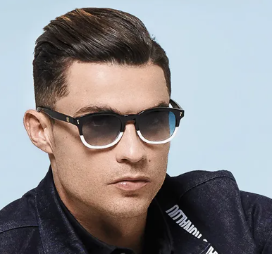 cristiano ronaldo glasses serious