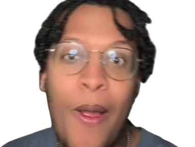 le bracq influenseur tik tok droite tresses afro imitation debile lunettes