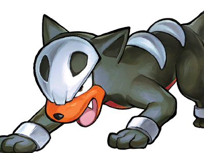 malosse houndour delvil pokemon pkm jeu anime type tenebres feu 2g johto sombre