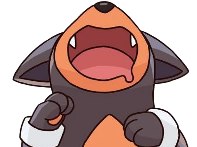 malosse houndour delvil pokemon pkm jeu anime type tenebres feu 2g johto sombre