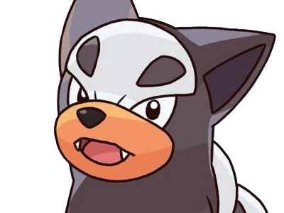 malosse houndour delvil pokemon pkm jeu anime type tenebres feu 2g johto sombre