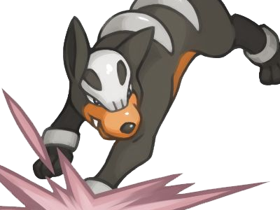 malosse houndour delvil pokemon pkm jeu anime type tenebres feu 2g johto sombre