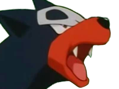 malosse houndour delvil pokemon pkm jeu anime type tenebres feu 2g johto sombre