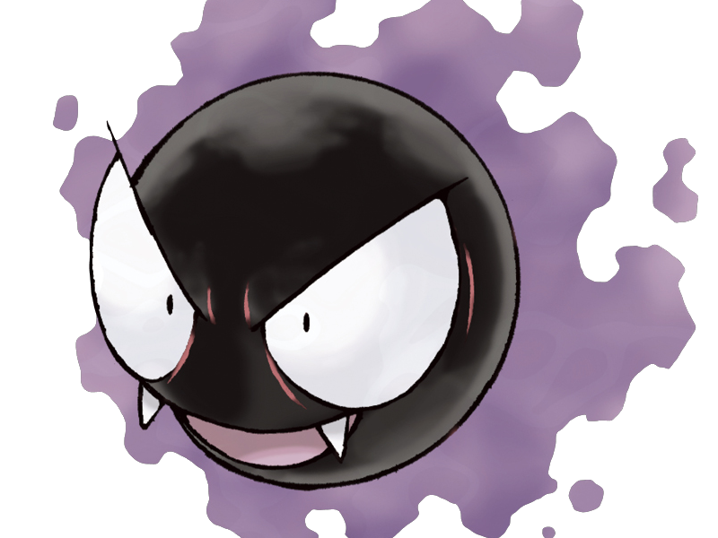 fantominus gastly ghos pokemon pkm jeu anime type spectre poison 1g kanto gaz