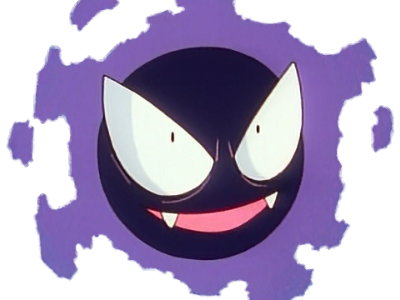 fantominus gastly ghos pokemon pkm jeu anime type spectre poison 1g kanto gaz