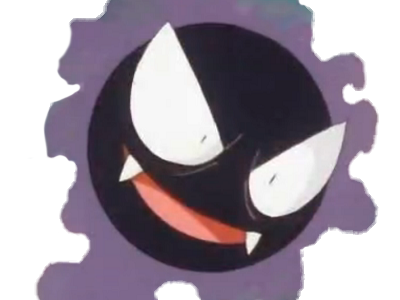 fantominus gastly ghos pokemon pkm jeu anime type spectre poison 1g kanto gaz