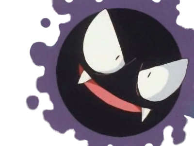 fantominus gastly ghos pokemon pkm jeu anime type spectre poison 1g kanto gaz