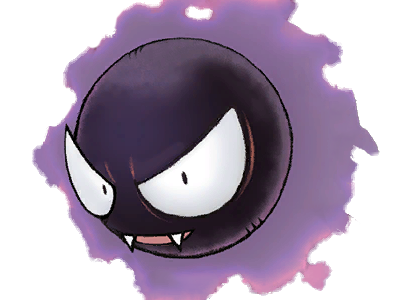 fantominus gastly ghos pokemon pkm jeu anime type spectre poison 1g kanto gaz