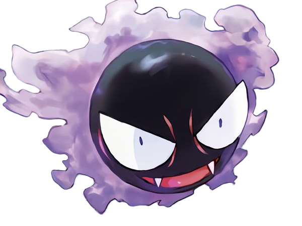 fantominus gastly ghos pokemon pkm jeu anime type spectre poison 1g kanto gaz