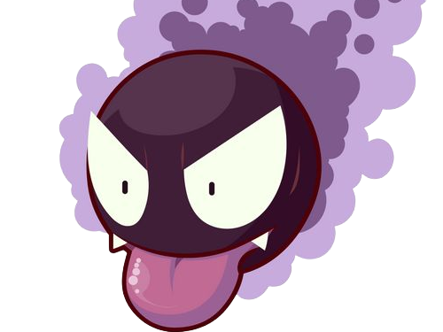 fantominus gastly ghos pokemon pkm jeu anime type spectre poison 1g kanto gaz