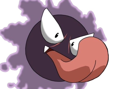 fantominus gastly ghos pokemon pkm jeu anime type spectre poison 1g kanto gaz