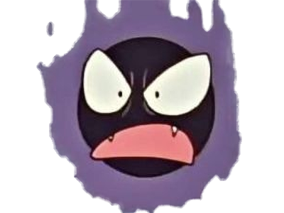 fantominus gastly ghos pokemon pkm jeu anime type spectre poison 1g kanto gaz