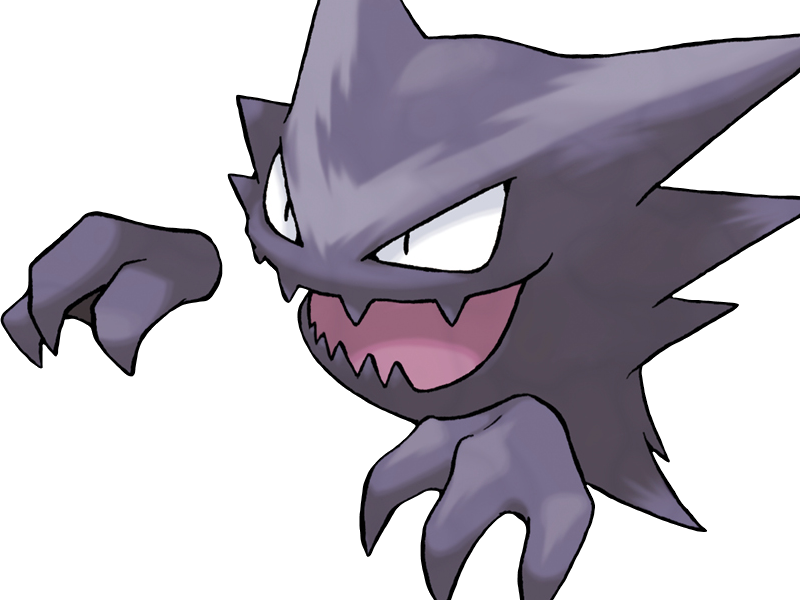 spectrum haunter ghost pokemon pkm jeu anime type spectre poison 1g kanto gaz