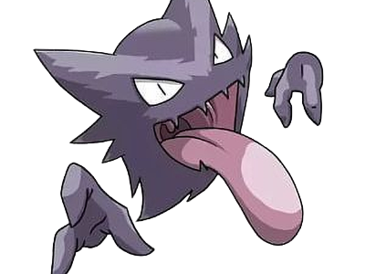 spectrum haunter ghost pokemon pkm jeu anime type spectre poison 1g kanto gaz