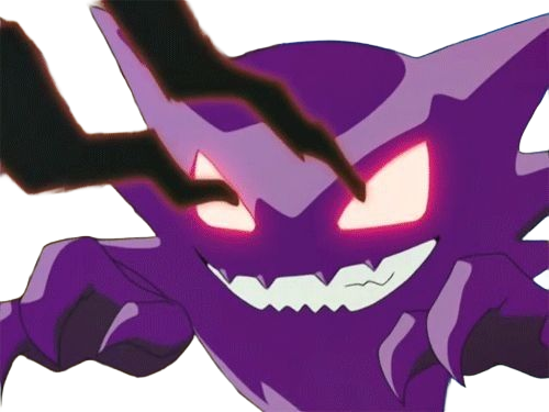 spectrum haunter ghost pokemon pkm jeu anime type spectre poison 1g kanto gaz