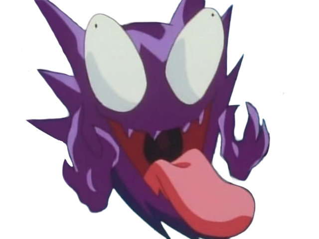 spectrum haunter ghost pokemon pkm jeu anime type spectre poison 1g kanto gaz