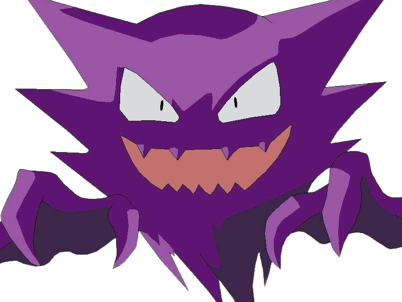 spectrum haunter ghost pokemon pkm jeu anime type spectre poison 1g kanto gaz