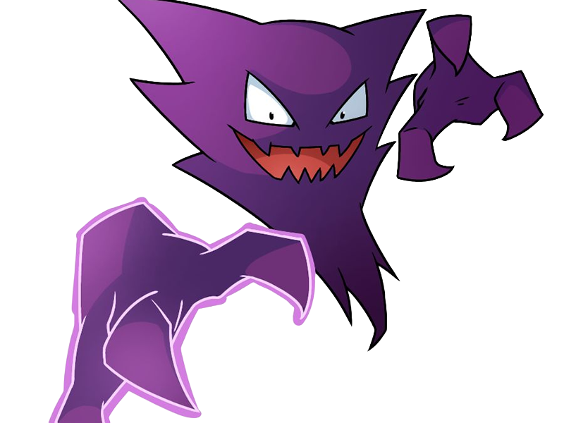 spectrum haunter ghost pokemon pkm jeu anime type spectre poison 1g kanto gaz
