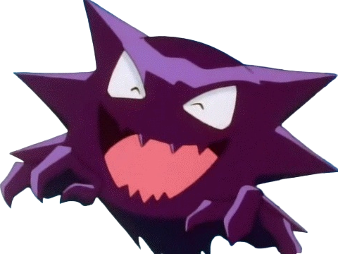 spectrum haunter ghost pokemon pkm jeu anime type spectre poison 1g kanto gaz