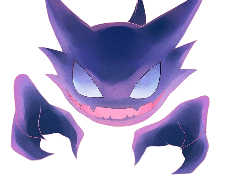 spectrum haunter ghost pokemon pkm jeu anime type spectre poison 1g kanto gaz