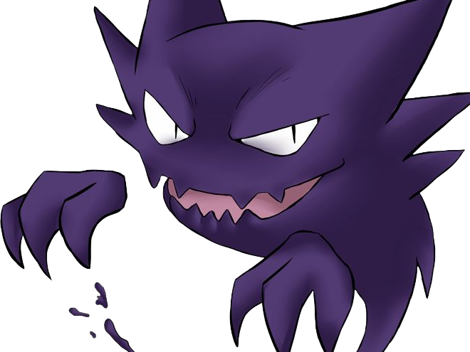 spectrum haunter ghost pokemon pkm jeu anime type spectre poison 1g kanto gaz