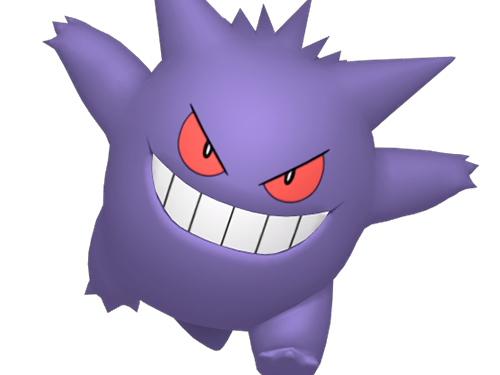 ectoplasma gengar gangar pokemon pkm jeu anime type spectre poison 1g kanto ombre