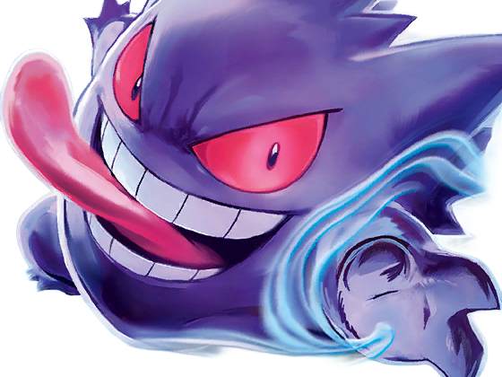 ectoplasma gengar gangar pokemon pkm jeu anime type spectre poison 1g kanto ombre