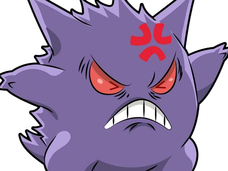 ectoplasma gengar gangar pokemon pkm jeu anime type spectre poison 1g kanto ombre
