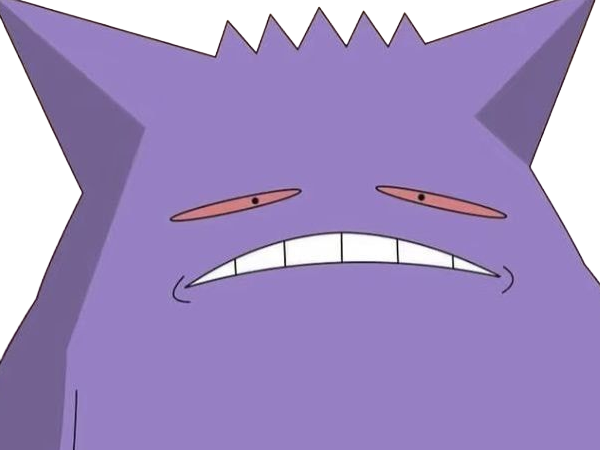 ectoplasma gengar gangar pokemon pkm jeu anime type spectre poison 1g kanto ombre