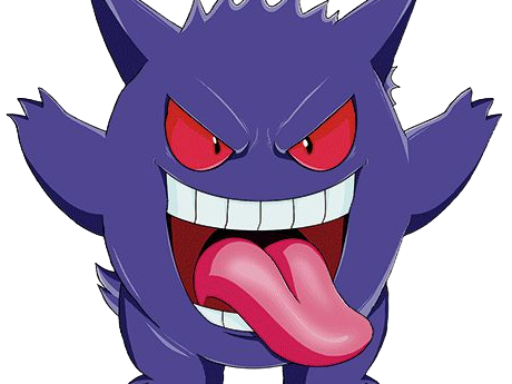 ectoplasma gengar gangar pokemon pkm jeu anime type spectre poison 1g kanto ombre