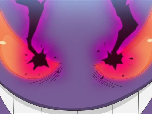 ectoplasma gengar gangar pokemon pkm jeu anime type spectre poison 1g kanto ombre