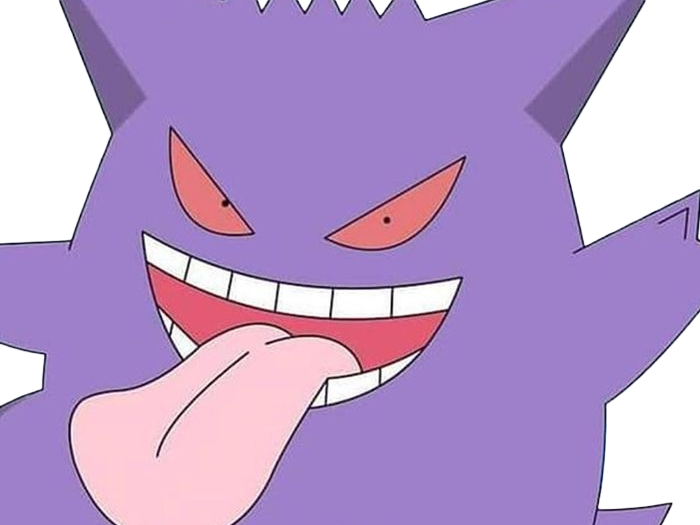 ectoplasma gengar gangar pokemon pkm jeu anime type spectre poison 1g kanto ombre