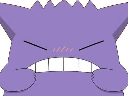 ectoplasma gengar gangar pokemon pkm jeu anime type spectre poison 1g kanto ombre